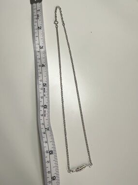 Sterling Silver Feather Pendant Necklace